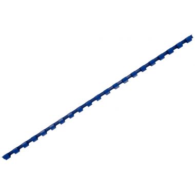 Boîte de 100 reliures plastiques couleur Ø 6mm bleu