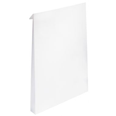 Paquet de 50 pochettes blanches 229x324mm 120g soufflet 30mm bande siliconée