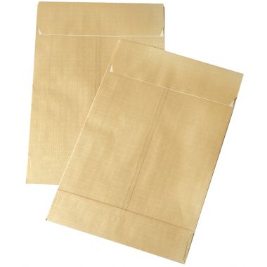 La Couronne- Paquet de 50 pochettes kraft armé 280x375mm soufflet 70mm bande siliconée - 501731