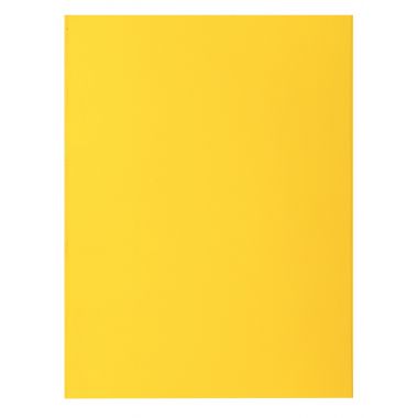 Exacompta - Paquet de 100 chemises 210g ROCK"S format 24x32 cm, citron - 210011E