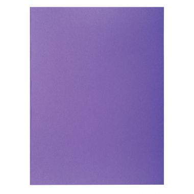 Exacompta - Paquet de 100 chemises 210g ROCK"S format 24x32 cm, violine - 210008E