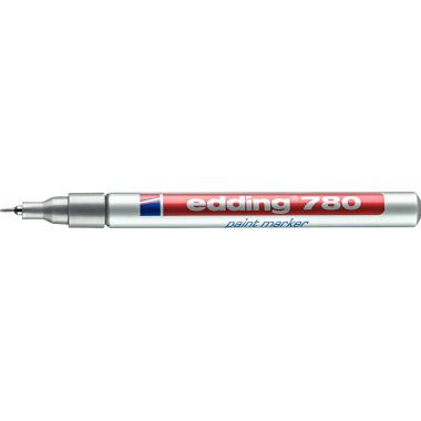 Marqueur peinture permanent E780 pointe fine argent