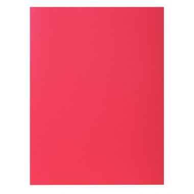 Exacompta - Paquet de 100 chemises 210g ROCK"S format 24x32 cm, framboise - 210016E