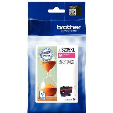 Brother SABLIER cartouche jet d'encre magenta haute capacité authentique (LC3235XLM)