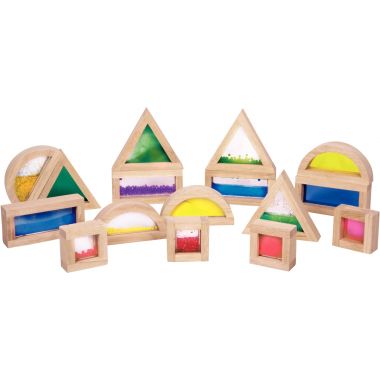 Boîte de 16 blocs sensory formes assorties