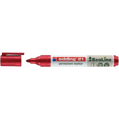 Marqueur permanent Ecoline 21 pointe ogive rouge