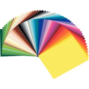 Paquet de 50 feuilles 130 grammes 25x35cm coloris assortis