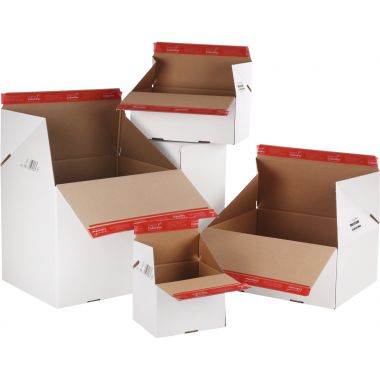 Paquet de 10 boites d'expédition aller/retour 38,9x32,4x32cm