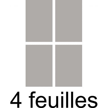 Vitrine d'extérieur fond métal Premium plus 4 feuilles A4
