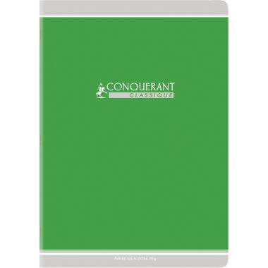 Cahier piqué 48 pages, A4, seyès, papier 90g, assortis