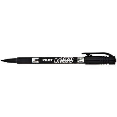 Marqueur permanent Twin Marker noir