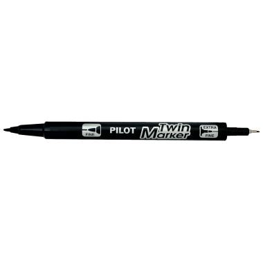 Marqueur permanent Twin Marker noir