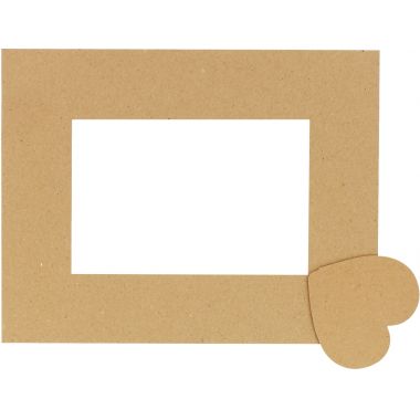 Lot de 24 cadres photo en carton + 12 planches de décorations 3D