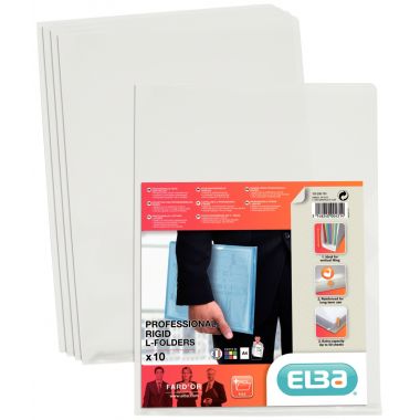 Sachet de 10 pochettes en PVC rigide FARD'OR, incolore
