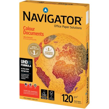 Paquet de 250 feuilles format A4 120g blanc NAVIGATOR