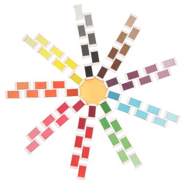 Tablettes des couleurs, gamme économique