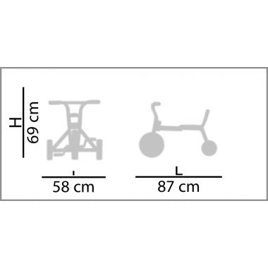 Tricycle grand 4/8 ans NOVA