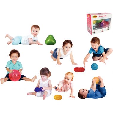 Pack 9 balles sensorielles