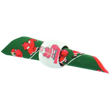 Lot de 10 ronds de serviette en bois