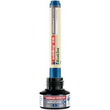 Flacon recharge marqueur tableau blanc bleu