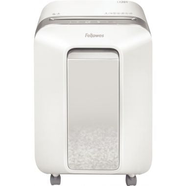 Destructeur personnel LX201 coupe micro 12 feuilles blanc