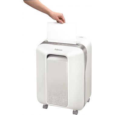 Destructeur personnel LX201 coupe micro 12 feuilles blanc