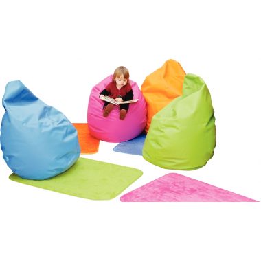 Coussin poire 100X49cm fuschia