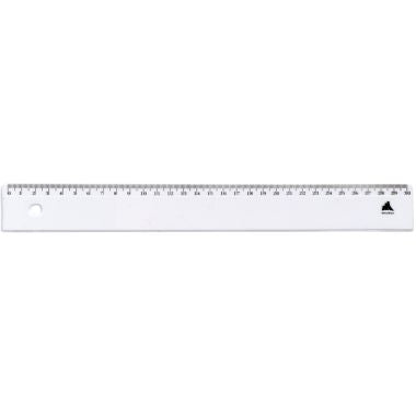 Règle plate plastique cristal 30 cm