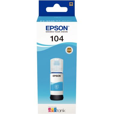 Epson 104 flacon d'encre cyan authentique (T00P240)