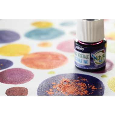 Set de 5 Flacons 45ml d'encre à dessiner végétale, couleurs secondaires