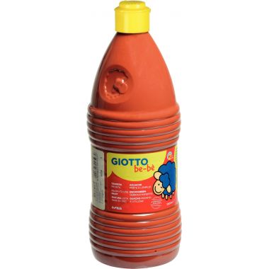 Carton de 8 Flacons 1L de gouache GIOTTO be-bè