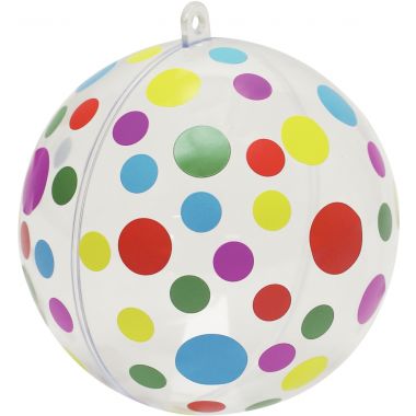 Lot de 15 boules en plastique cristal diamètres assortis