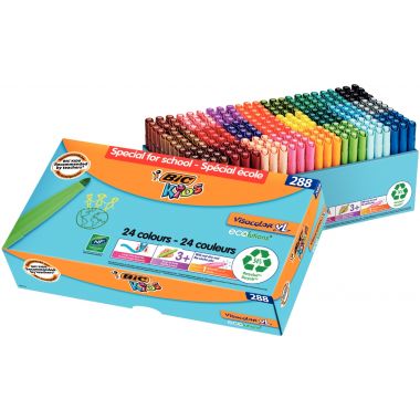 Classpack de 288 feutres Visacolor XL dont 50 gratuits