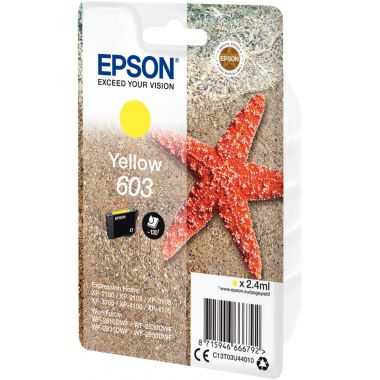 Epson ETOILE DE MER / 603 cartouche jet d'encre jaune authentique (T03U440)