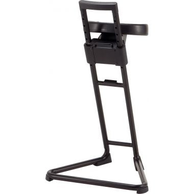 Lot de 2 tabourets comptoir noir