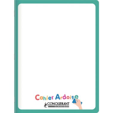 Cahier ardoise 48 pages CONQUERANT, 24x32 cm, seyès