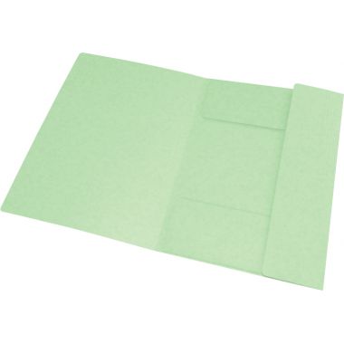 Oxford - Chemise à élastiques 3 rabats TOP FILE+ en carte lustrée 4/10ème 390g vert pastel - 400118308