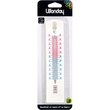 Thermomètre à alcool. Dimensions : 195x42 mm