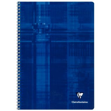 Clairefontaine - Cahier à spirale de 100 pages, format A4, quadrillé 5x5, papier 90g - 68142C
