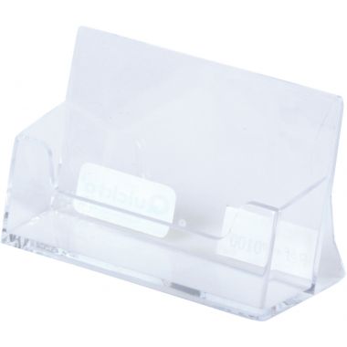 Porte-cartes de visite 1 compartiment transparent
