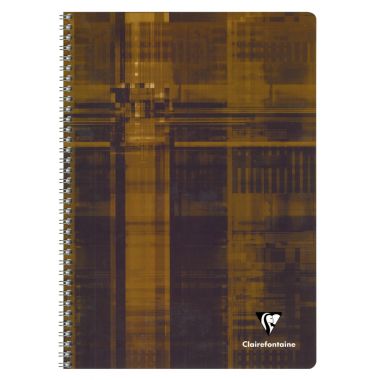 Clairefontaine - Cahier à spirale de 100 pages, format A4, quadrillé 5x5, papier 90g - 68142C