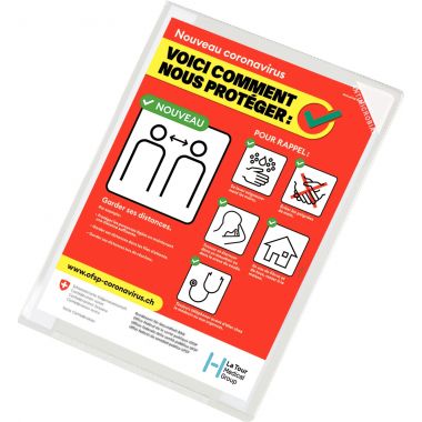 Sachet de 5 pochettes KANG antimicrobiennes format A4