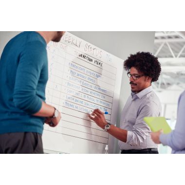 Tableau blanc Easy Erase Post-It Lg 122 x lg 91,4 cm en rouleau