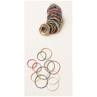 Sachet de 20g de bracelets en caoutchouc assortis