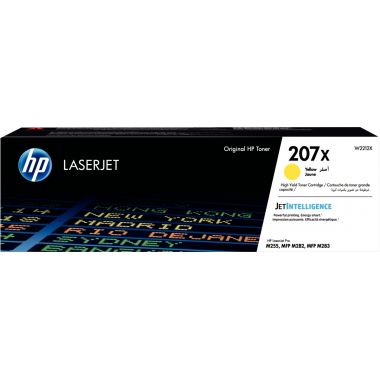 HP 207X toner jaune grande capacité authentique (W2212X)