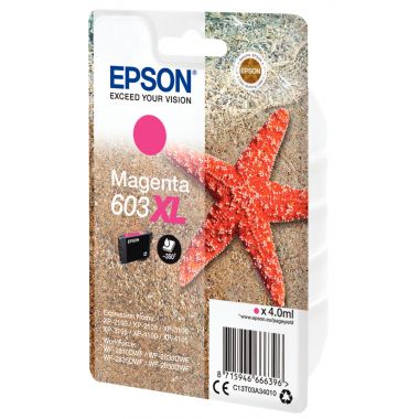 Epson ETOILE DE MER / 603XL cartouche jet d'encre magenta haute capacité authentique (T03A340)