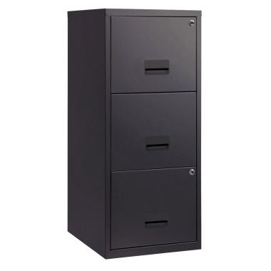 Classeur 3 tiroirs pour dossiers suspendus Eco anthracite