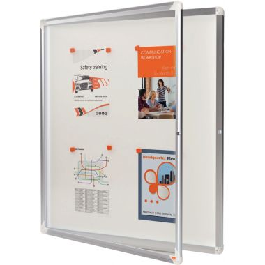 Vitrine d'extérieur fond métal Premium plus 9 feuilles A4
