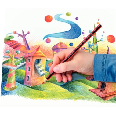 Boîte de 24 crayons de couleur Noris Colour 185