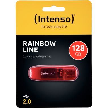 Clé USB 2,0 Intenso Rainbow 128 Go